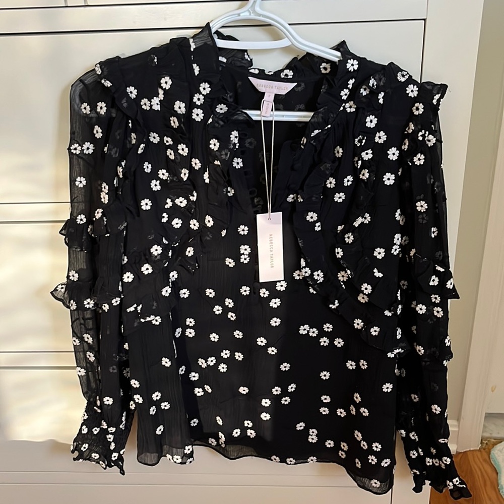New,Rebecca Taylor top,long-sleeves